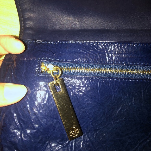 Tory Burch Blue Clutch - Picture 5 of 5